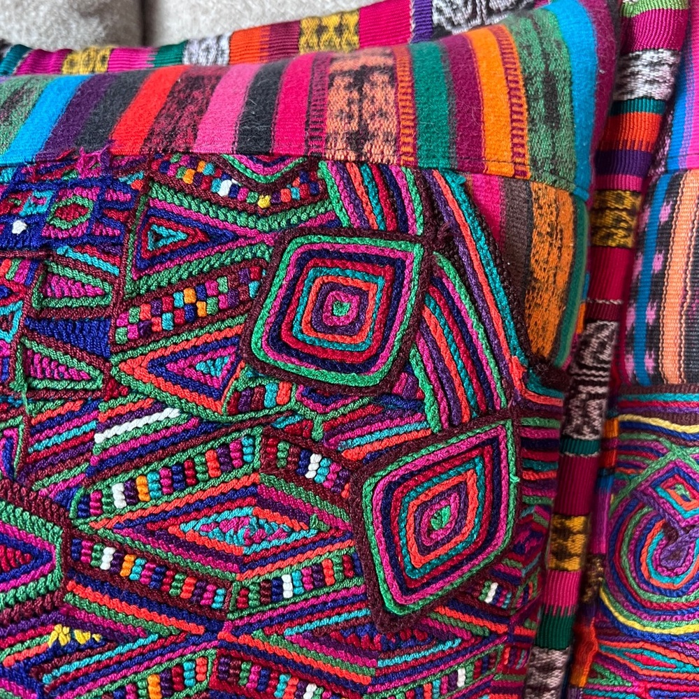 Colorful Geometric Throw Pillows - Picture 4 of 5